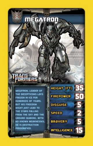 Top Trumps Specials 3D: Transformers - Revenge of the Fallen