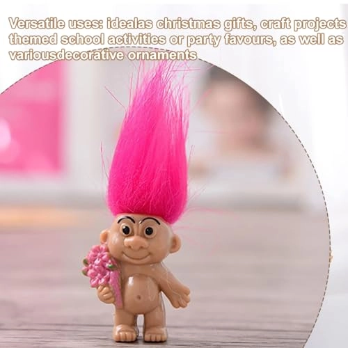Mini Troll Dolls - 8 pcs (8 cm) (PBA260103)