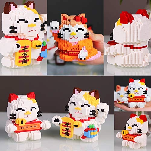 Cat Micro Building Blocks - Fortune Cat 1163 pcs