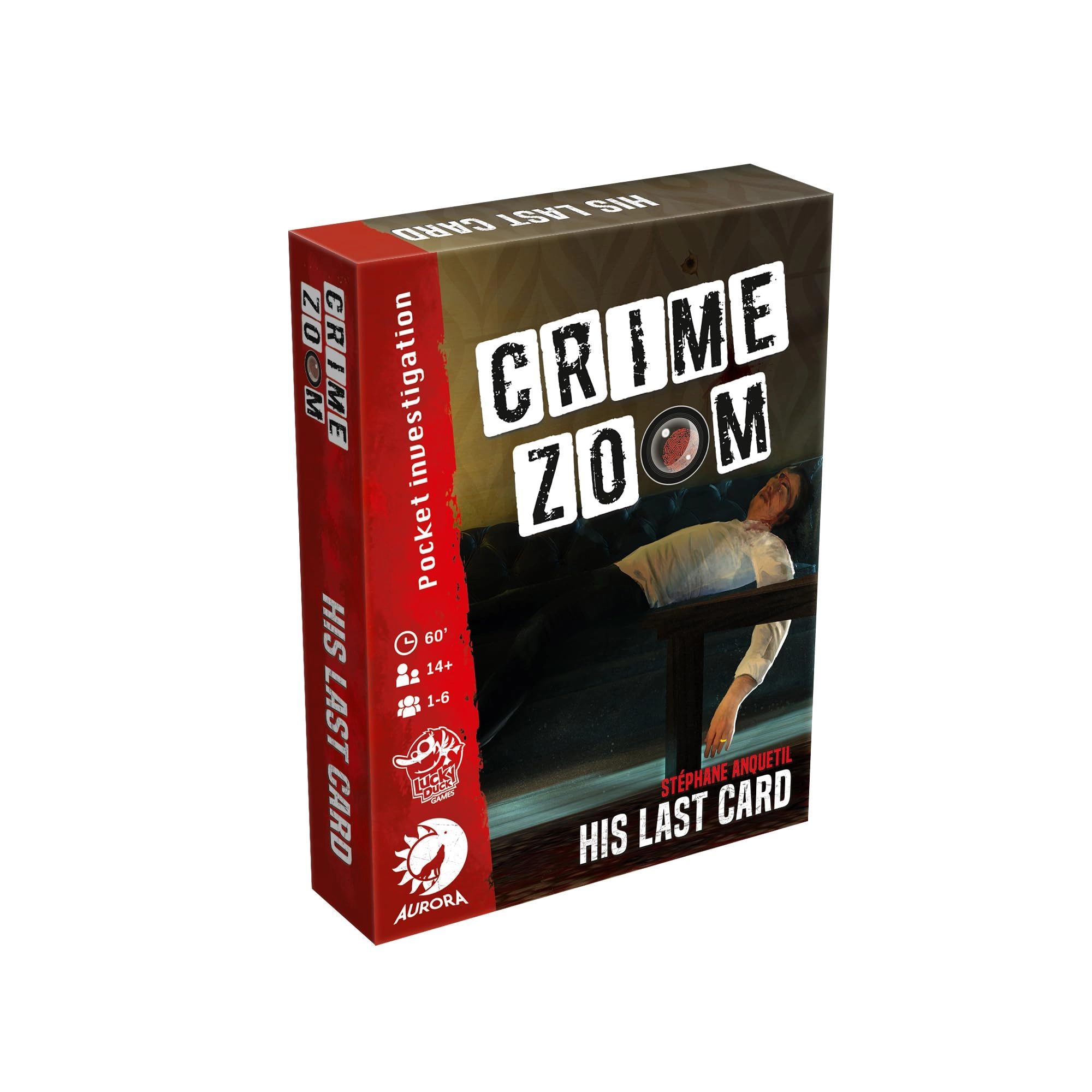 LUCKY DUCK GAMES Crime Zoom - Case 1 - His Last Card