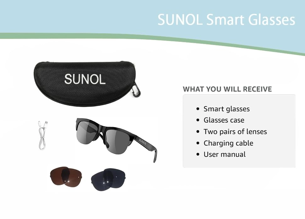 GS08 - Smart Glasses Open Ear Bluetooth