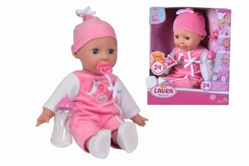 Laura Soft-Bodied Doll - 38 cm Closing Eyes Ages 3+