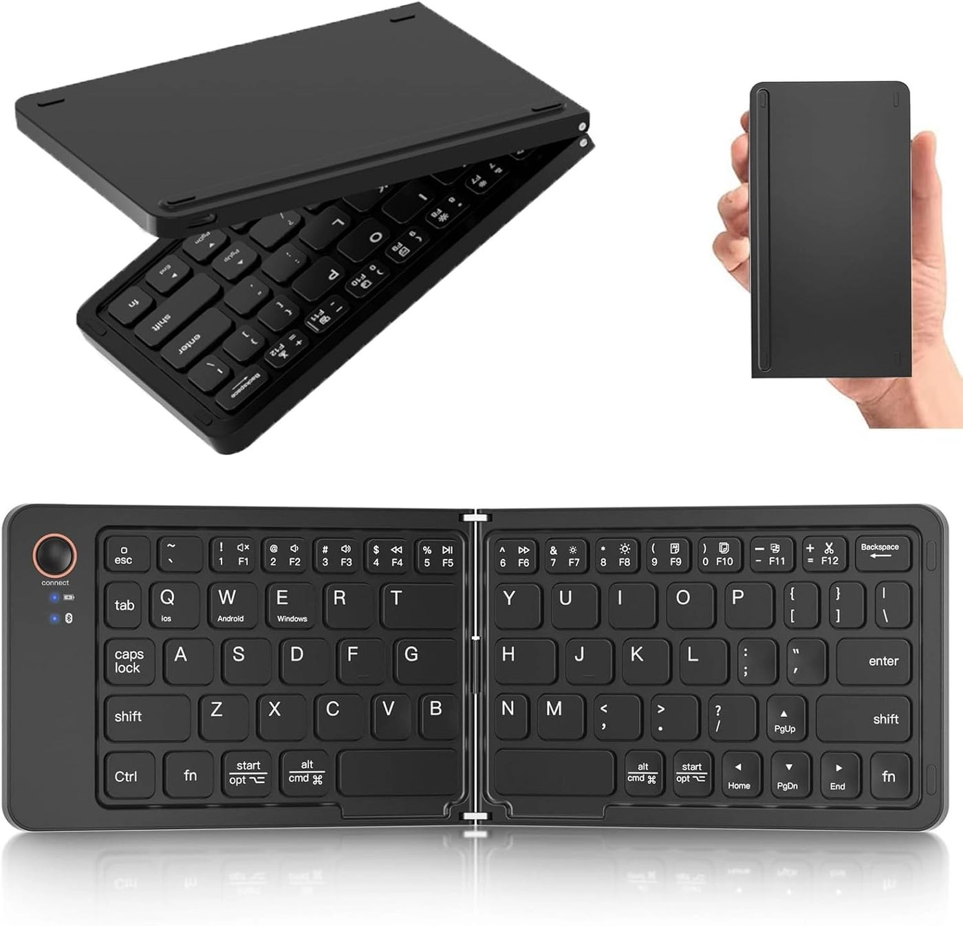 Foldable Bluetooth Keyboard - Wireless