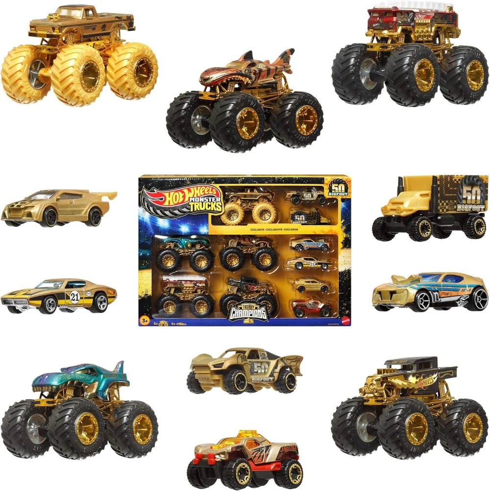 Monster Trucks Trophy Champions Collection - 1:64 Multipack