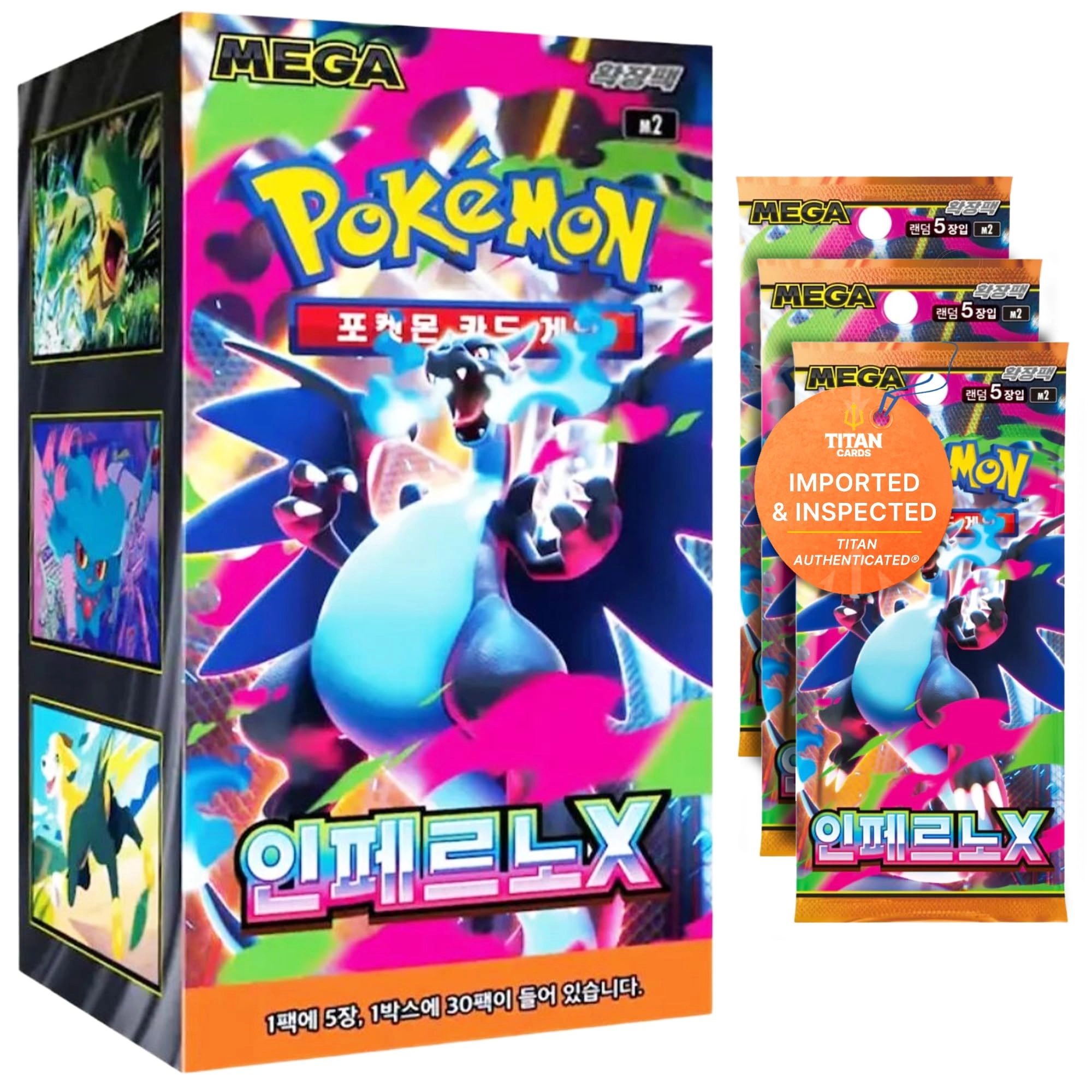 Pokémon Pokemon Mega Inferno X.M2 - Korean 30pcs