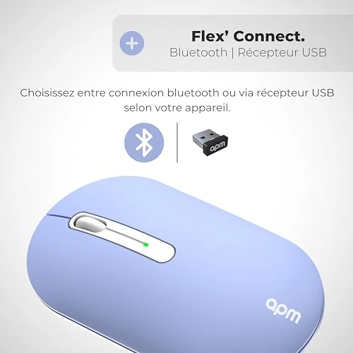 Silent Wireless Mouse - Bluetooth Radio Frequency
