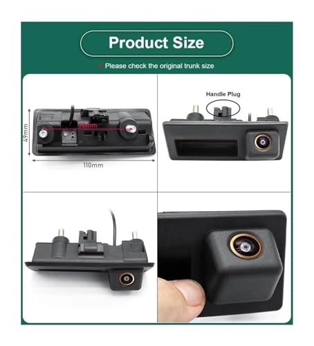 Rear View Camera Fisheye - Night vision Wired 1080P