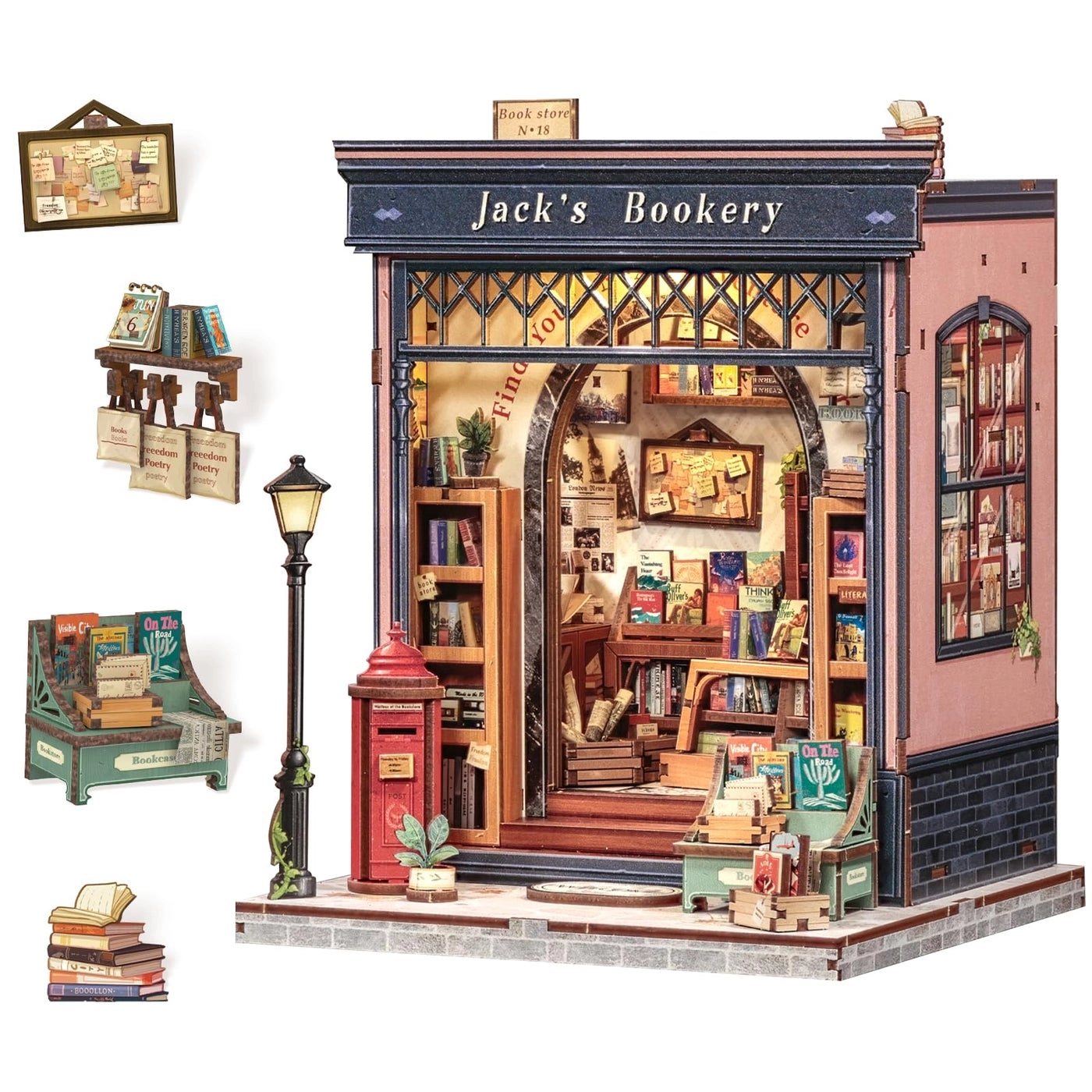 Book Nook Kit - Cooking Bookstore