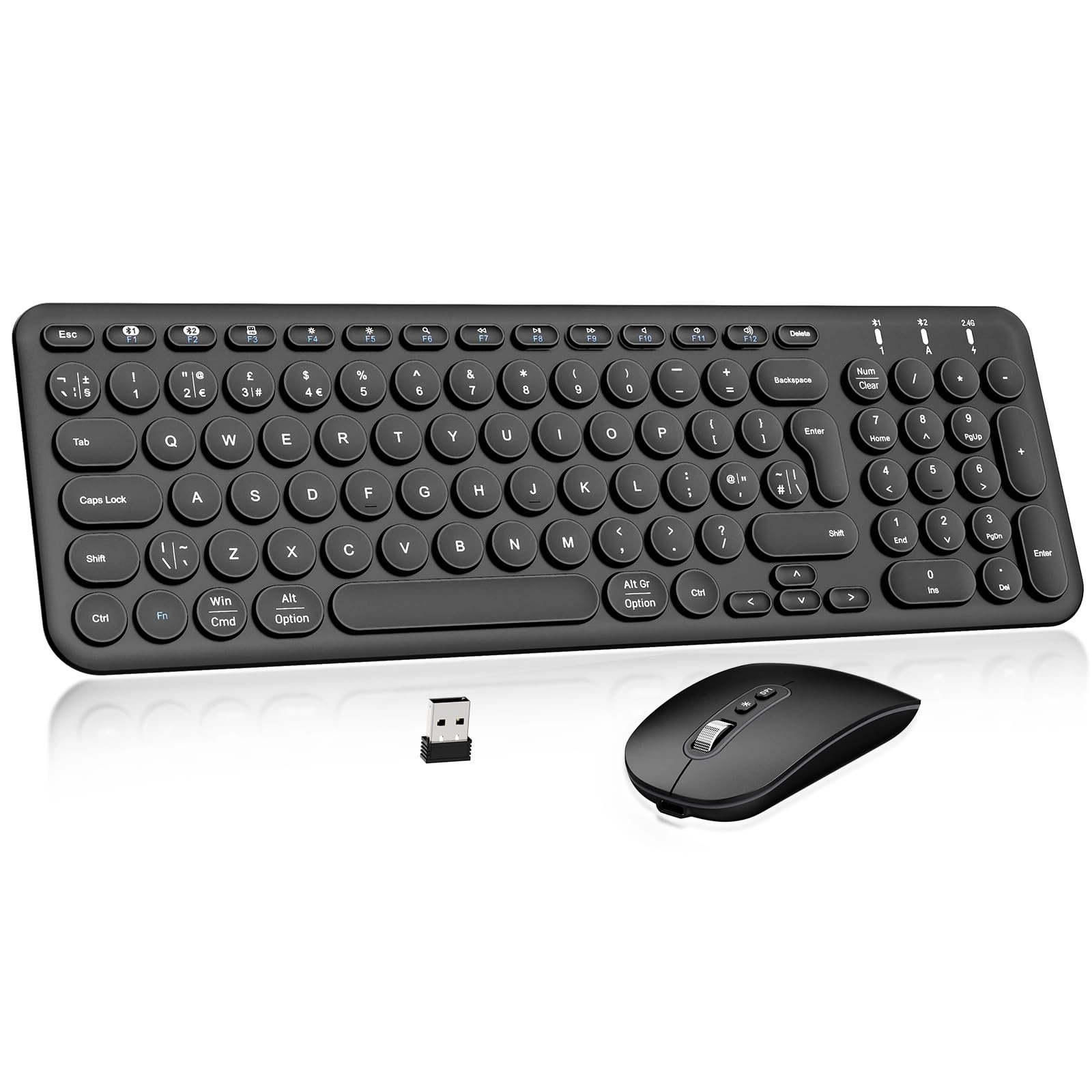 Wireless Keyboard Mouse Combo - UK Wireless