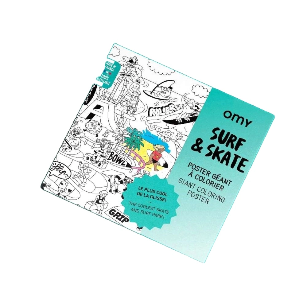 OMY Surf And Skate - 100 % paper 70 x 100 cm