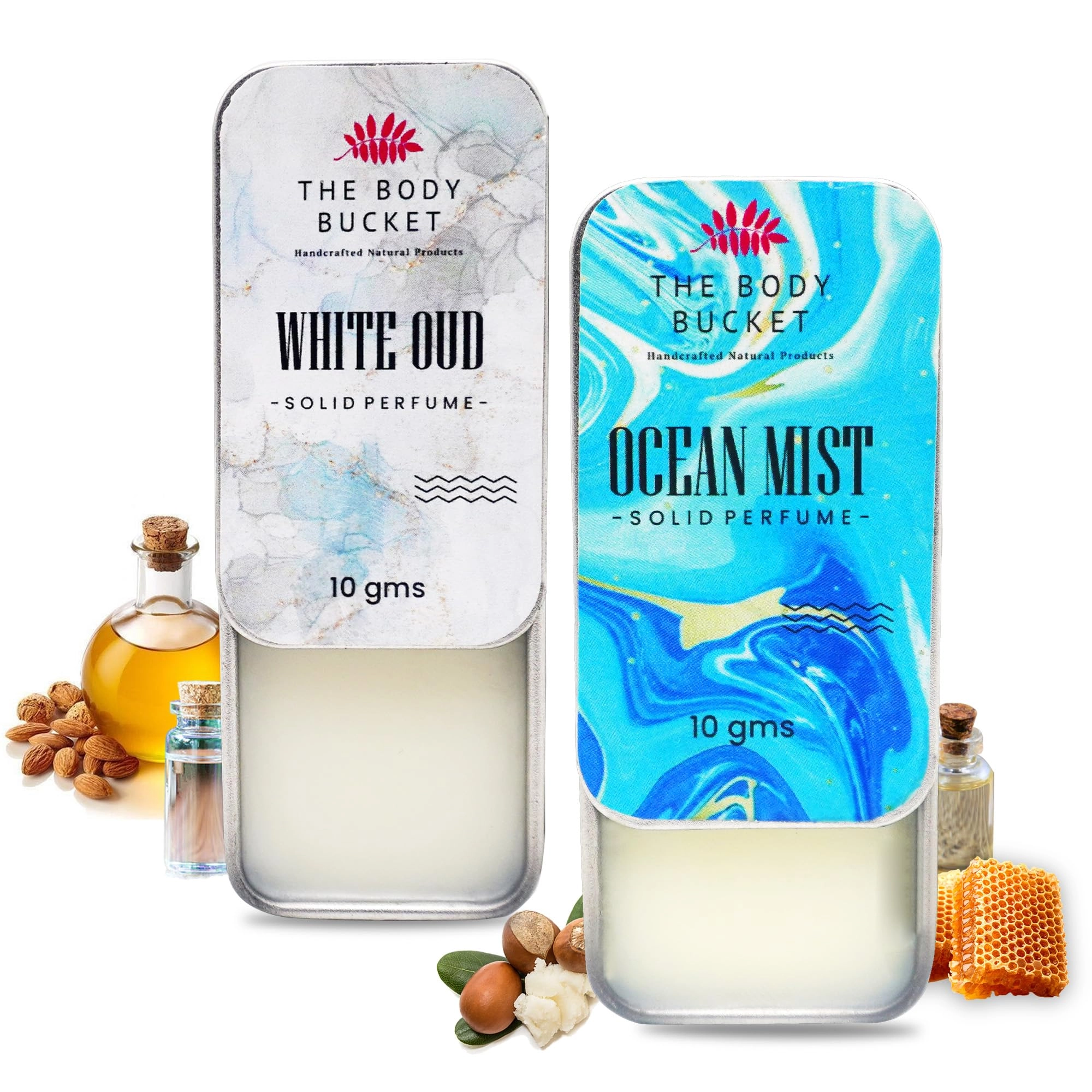 THE BODY BUCKET Ocean Mist + White Oud - Solid Perfume