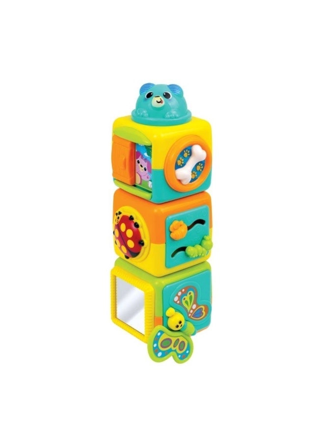 Stack & Play Animal Cubes Stacking Toy - 3 months and above 3-piece