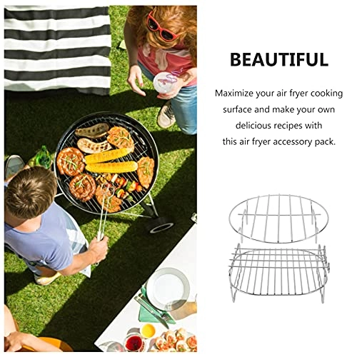 steaming rack - Stainless Steel 2pcs + grill rack