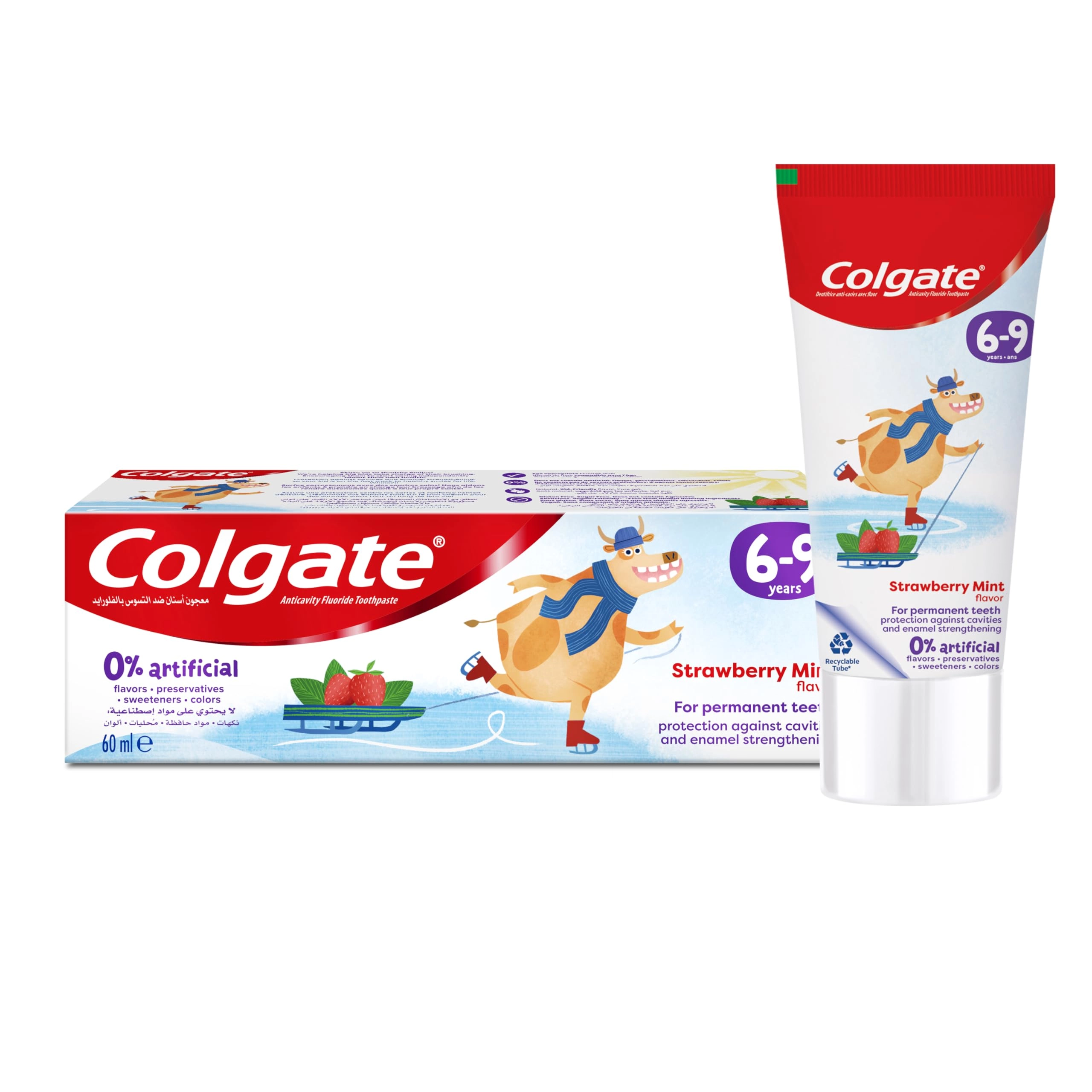 Colgate Kids Strawberry Mint Toothpaste 6 - 9 Years 60 ml