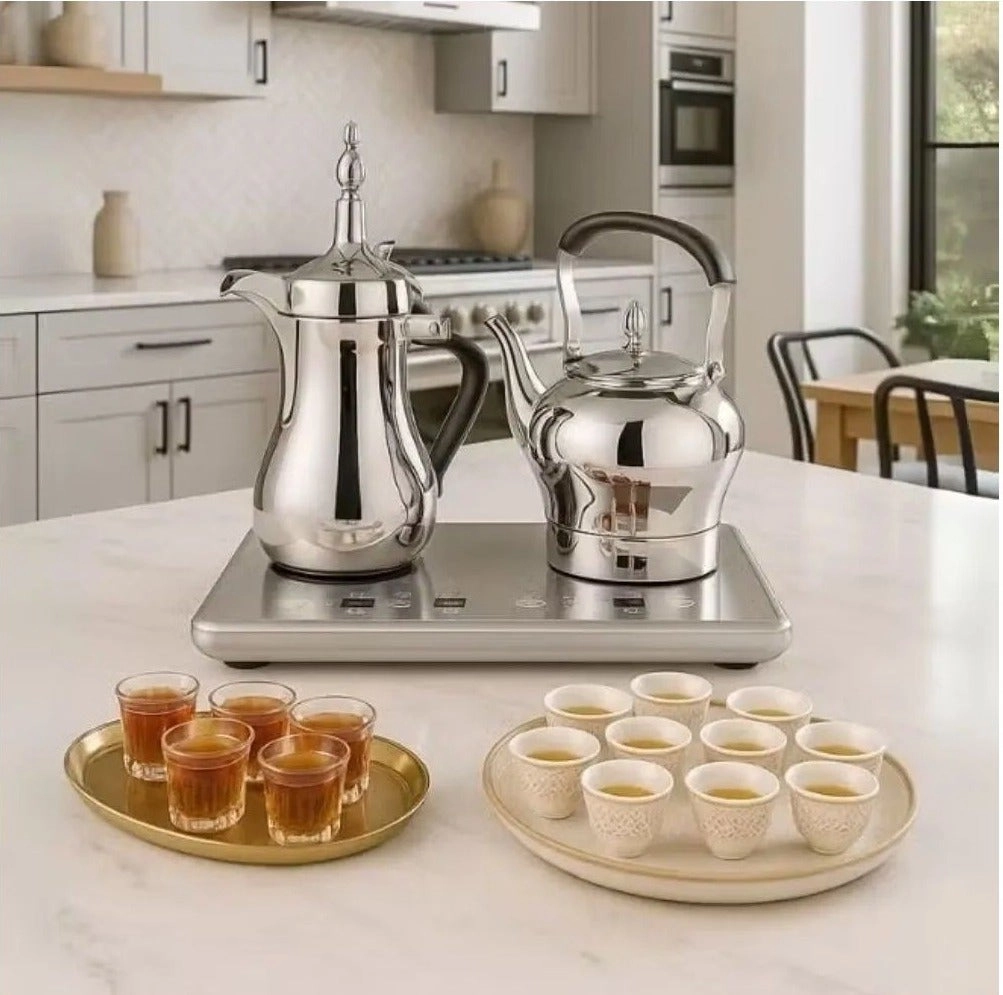 DX3410 Arabic Coffee Dallah + Electric Tea Kettle
