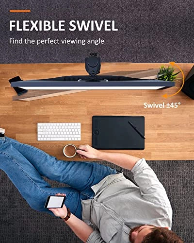 Single Head and Plate Vesa Pole Mount Bracket - 1 27inch 75x75mm 100x100mm