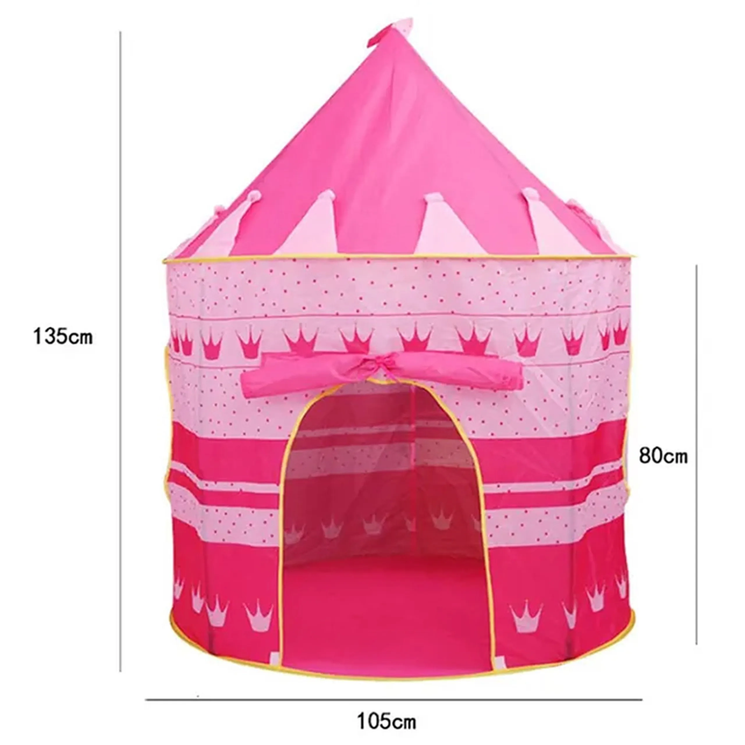 Play Tent House - 105 x 105 x 135 cm + Disposable Towel - 3pcs