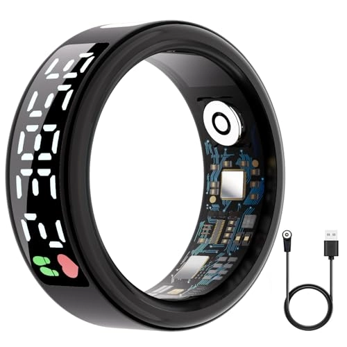 Smart Ring Health Tracker - 24/7 Heart Rate Monitor IP68 Waterproof