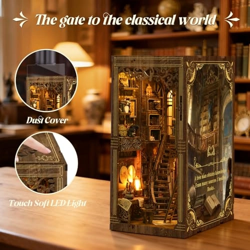 Book Nook - Wooden Kit DIY 3D LED Light