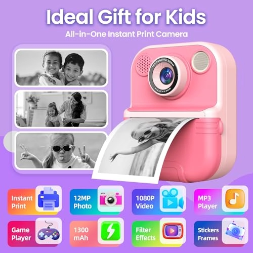 SnapX 1 - Instant Print 1080P HD 2.4-inch