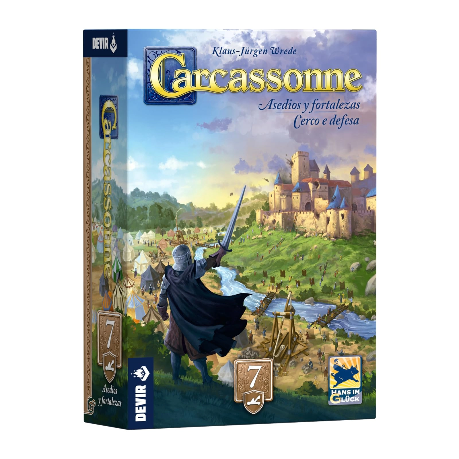 Devir Carcassonne: Sieges et Fortresses (Spanish)
