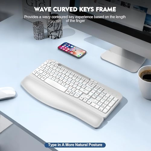 ERGONOMIC WIRELESS KEYBOARD - Wireless