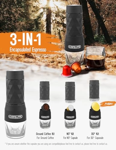 MK-501 - 120 Milliliters ground coffee & Nec* capsule and DG* capsule