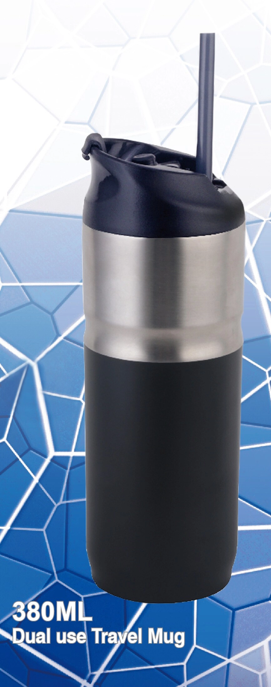 Stainless Steel Double Wall Vacuum Mug - 360ml