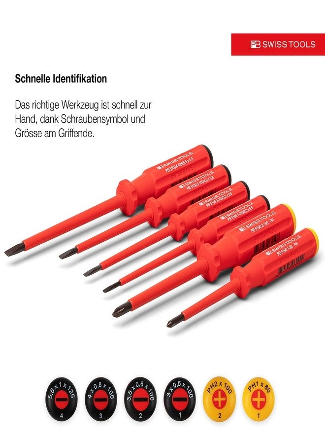 5216.SU Insulated Slotted and Phillips Screwdriver Set (6 Pcs)