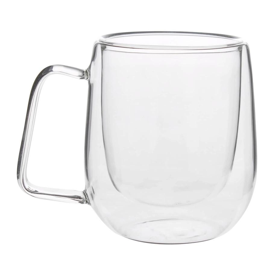 Borosilicate Glass Double Wall Mug - 2 pcs - 250 ml