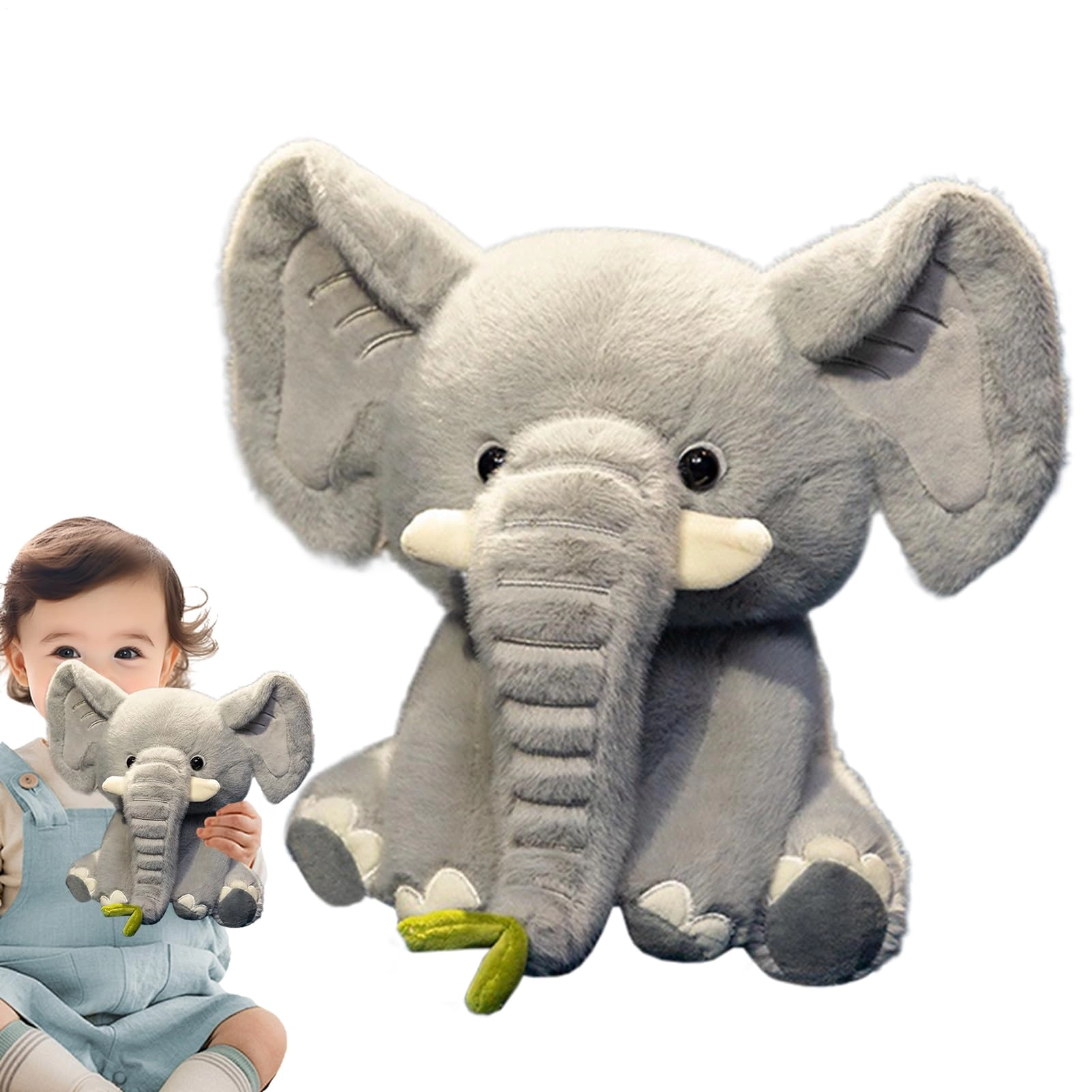 Generisch Elephant MKGG7C804HRP8JWL 25 cm Plush