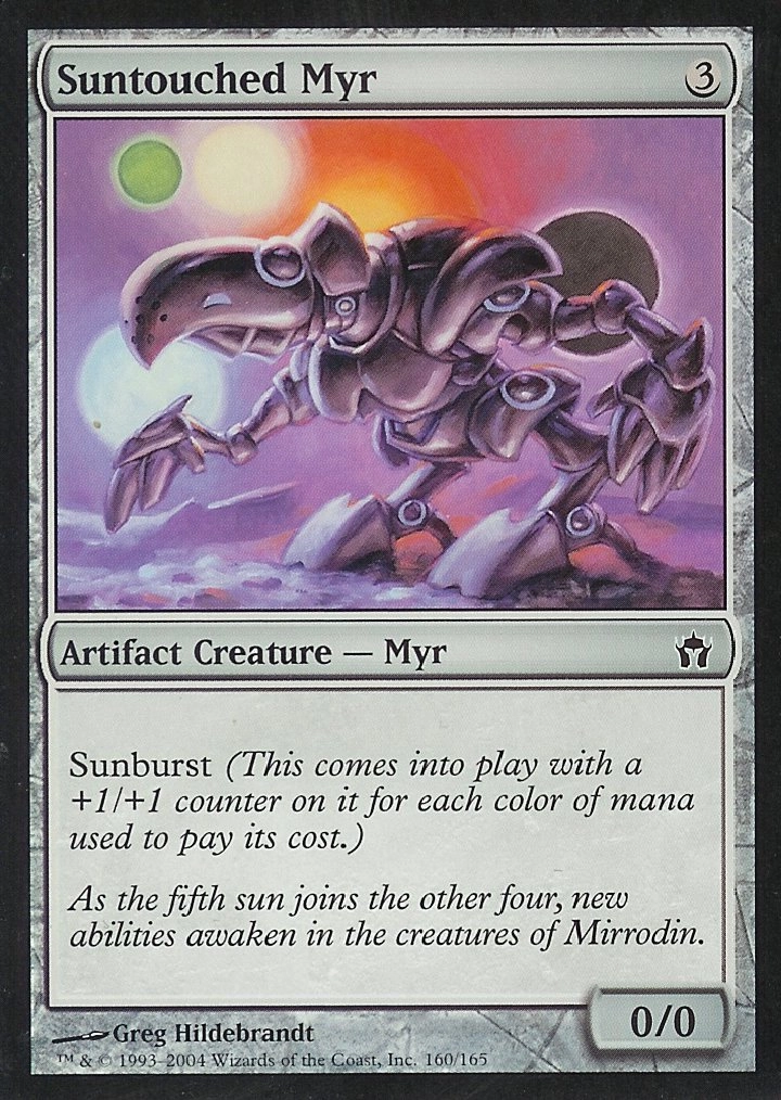 Wizards of the Coast Suntouched Myr - Fifth Dawn