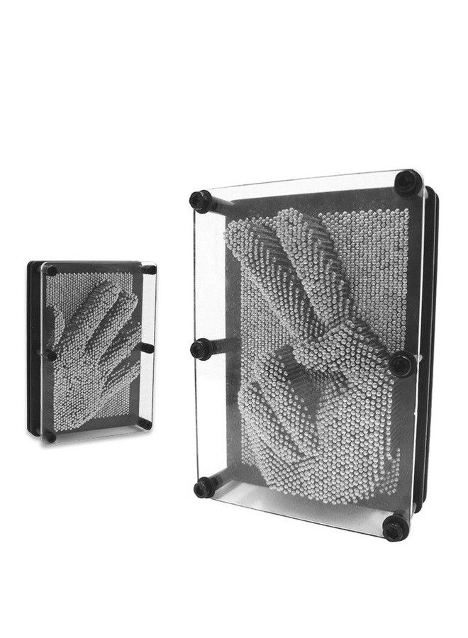 Classic Pin Art Game Set - Large 5 X 7 Inch Small 3.5 X 5 Inch Bundle