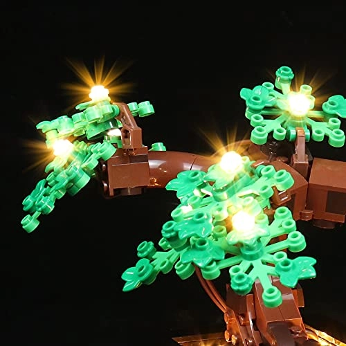 LED Light Kit for Lego 10281 Bonsai Tree - USB Green