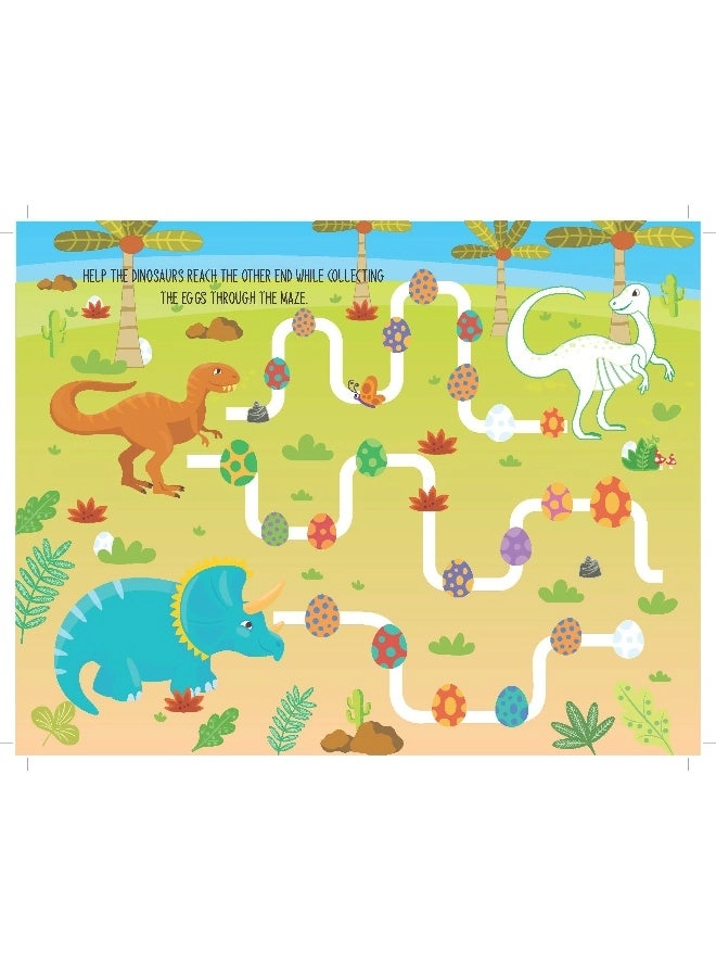 Fun with Dinosaur Activity & Colouring Book