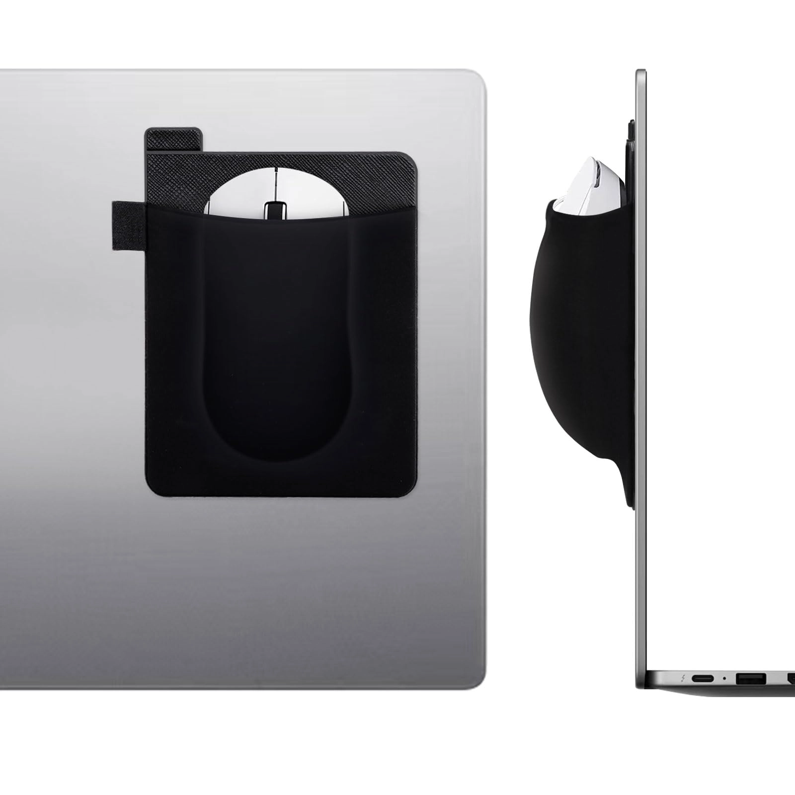 Realand Mouse Holder - Stick on Black Pack