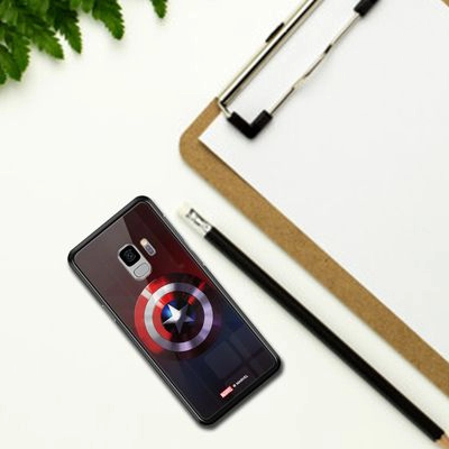 Captain America's Sheild potrait Back Case for Galaxy S9