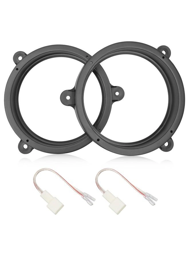 Speaker Adapter Spacers - 6.5 inch + Speaker Wire Harness