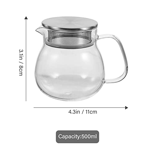 Glass Kettle - Glass 500 Milliliters