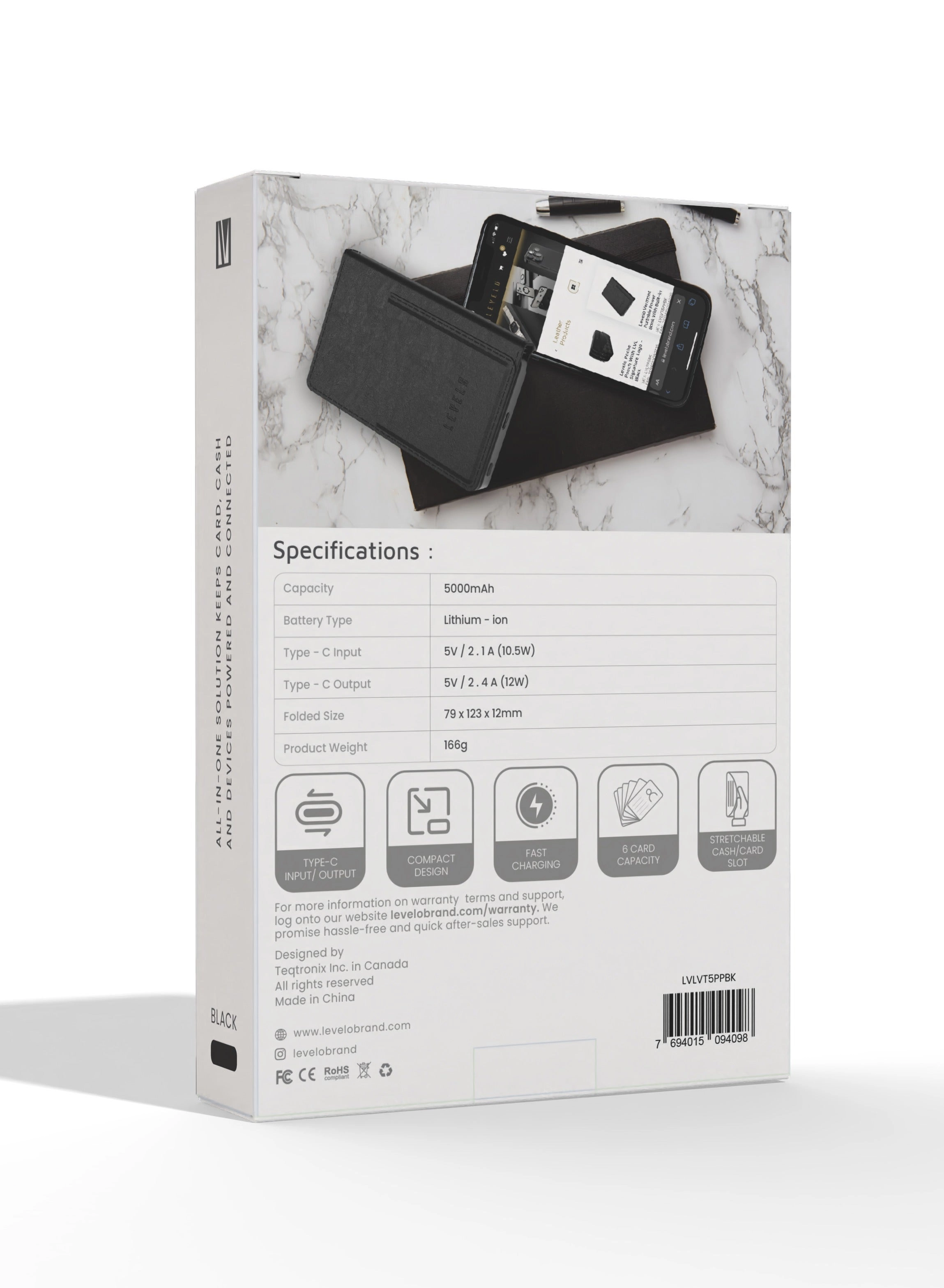 Vermont - 5000mAh 12W