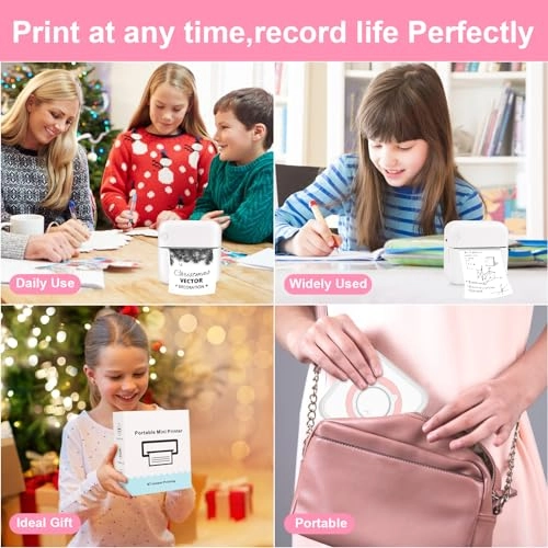 Mini Photo Printer AM-WYT-DYJ-C15 - Thermal Bluetooth 1000mAh