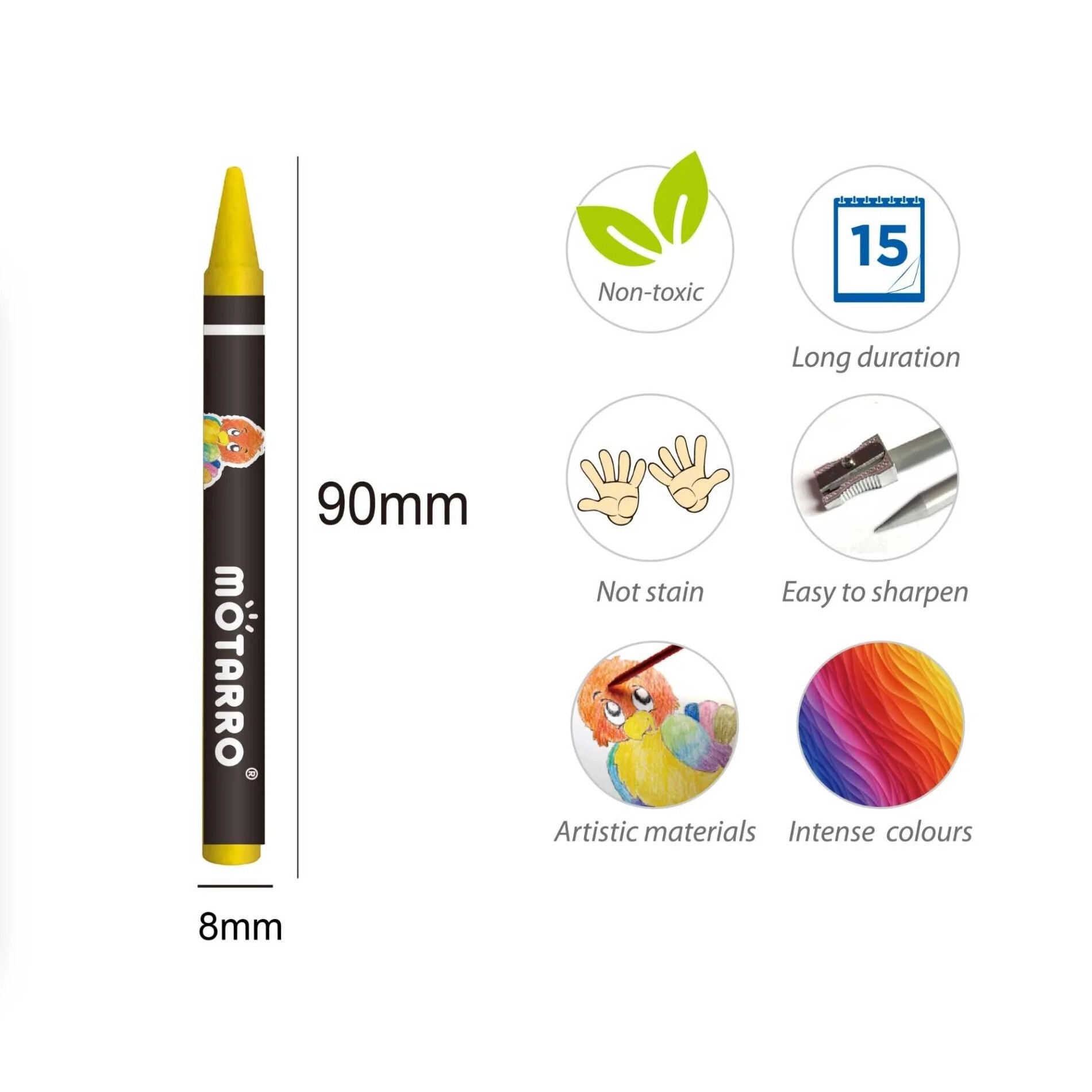 Wax Crayons - 24