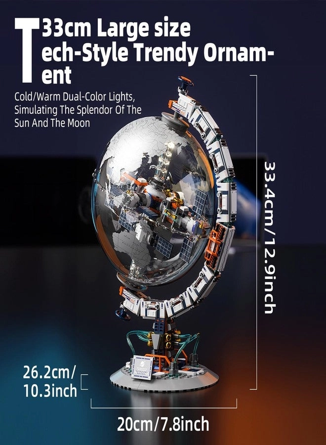 Space Station Globe Building Set Science Experiments - 8-14 years 657 pieces