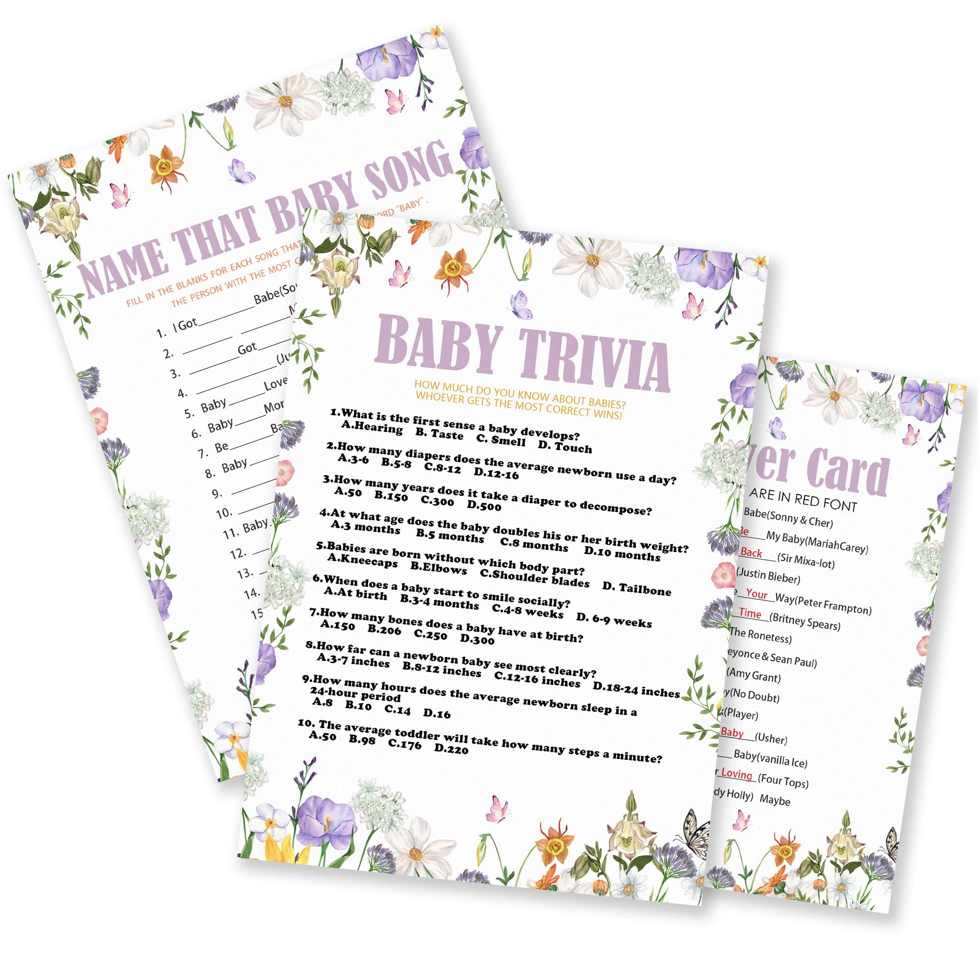 KPTQO Name That Baby Song & Trivia - English 18 years and up 30