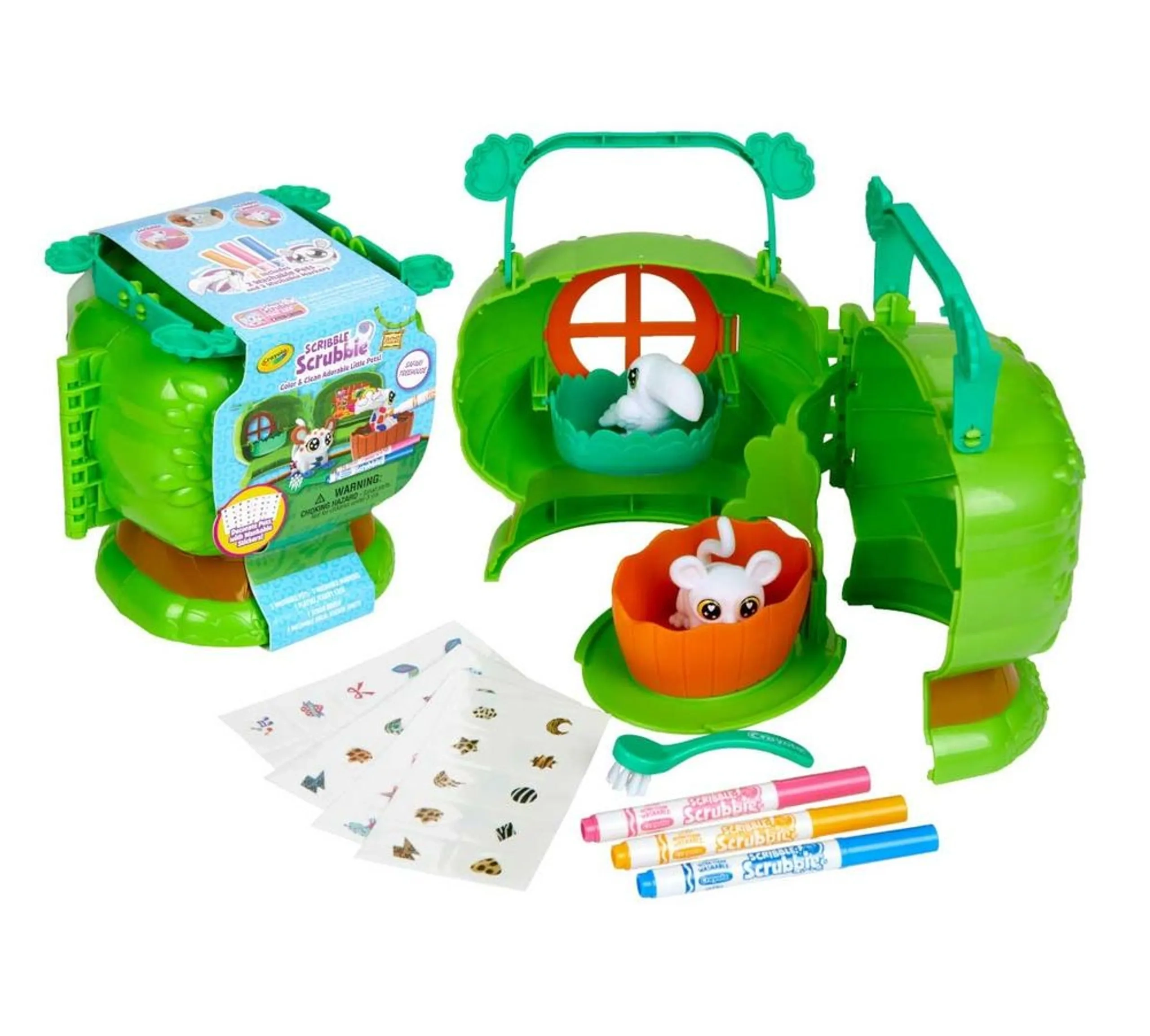 Scribble Scrubbie Pets - 3 washable markers