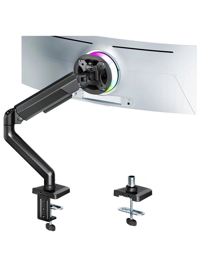 ARES WING Heavy Duty Single Monitor Arm - Single 17"-40" 75/100