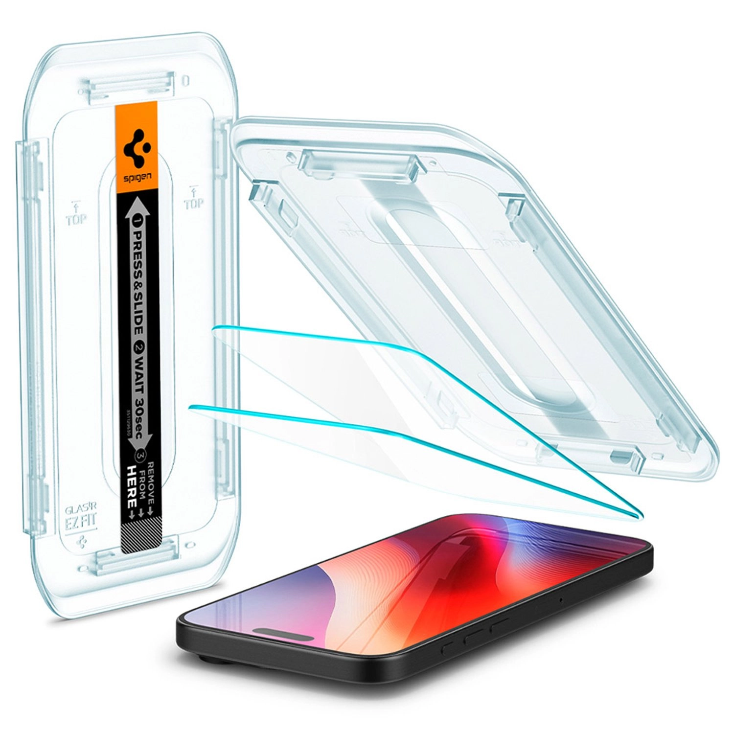 Clear Tempered Glass Screen Protector for iPhone 16 Pro