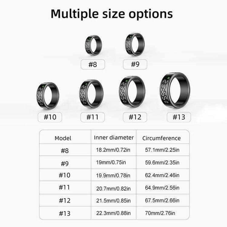 Smart Ring - 2.2MM Heart Rate Blood Oxygen