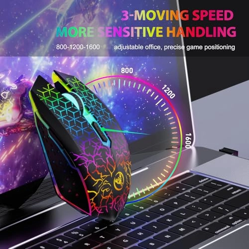 Dual Mode Wireless Mice - 2.4G BT5.2