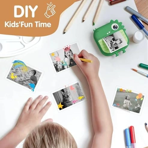 Instant Digital Camera - 48MP 1080P 2.4 Inch IPS Screen